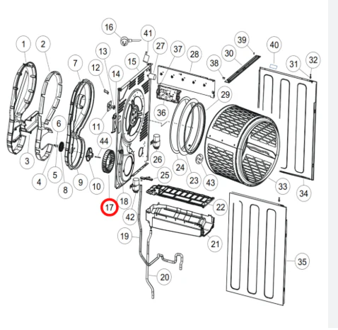 H0180200471 FISHER & PAYKEL DRYER FAN BLADE - DH8060P3 (93281-A) - Image 2